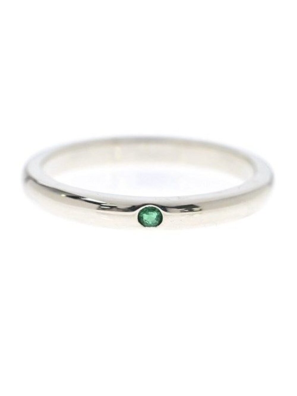 Tiffany & Co Stacking Band Ring Emerald New